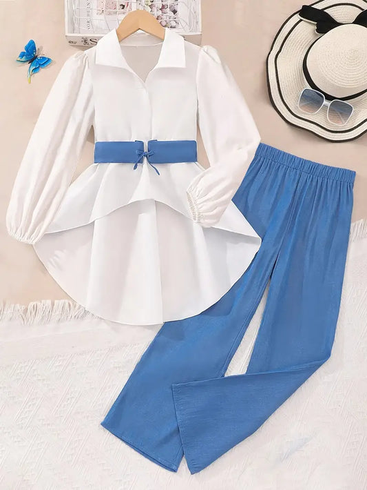 2 Pc Elegant Denim Set