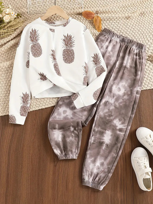 2Pc Pineapple Tracksuit